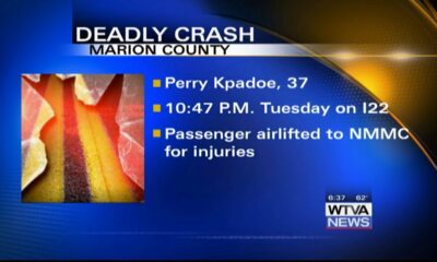 Georgia man killed in crash along I-22 in Marion County