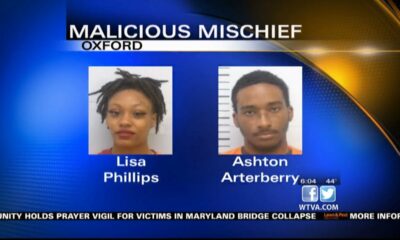 Texas couple accused of slashing tires in Oxford
