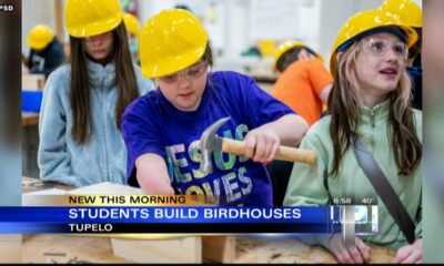 Tupelo students build and donate birdhouses