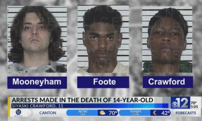 Three teens arrested for shooting death of 14-year-old in Jackson