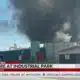 Crews respond to large fire at Jackson energy plant