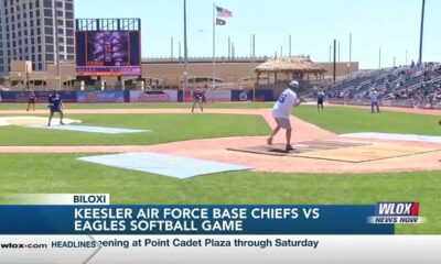 Keesler Air Force Base host Chiefs vs Eagles Softball Game at Shuckers Ballpark