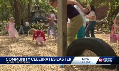 Families in Belhaven gathered for a long-standing Easter tradition Saturday