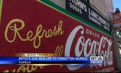 Tupelo artists bring old murals back to life