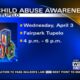 Advocates in Tupelo are now working to spread awareness about child abuse and ways to prevent it