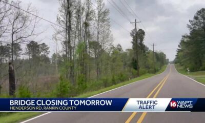 Bridge closing in Rankin County