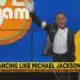 2nd grade student dances like Michael Jackson