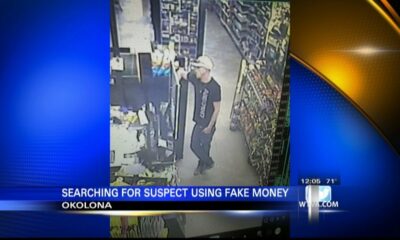 Okolona Police look for suspect accused of using fake money