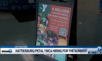 Hattiesburg/Petal YMCA hiring for the summer