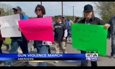 A rally for change in Aberdeen saw many march for solutions to gun violence