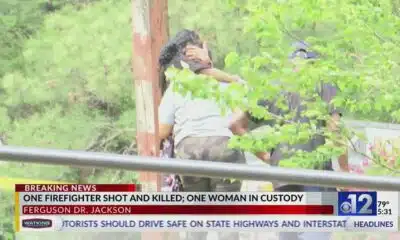 Firefighter dead, woman arrested after shooting in Jackson
