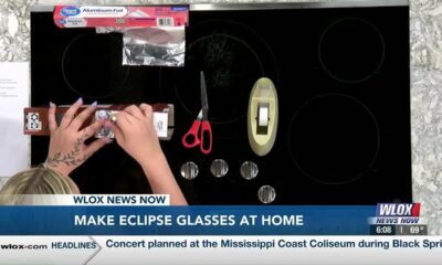 Making eclipse glasses at home with Harper Robinson