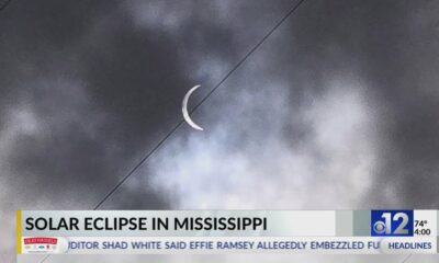 Mississippi sees partial solar eclipse