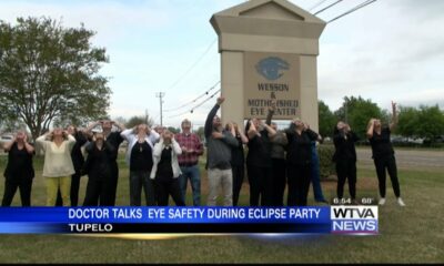 Doctor shares importance of eye safety during solar eclipse viewing party