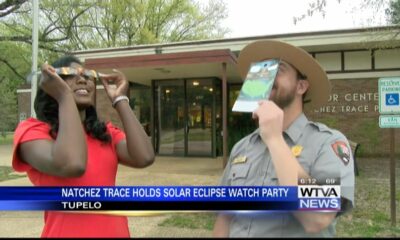 Solar eclipse watch party held at Natchez Trace Parkway