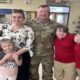 Military dad suprises his kids at Bellevue Elementary