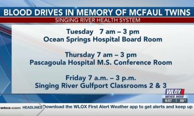 Blood drives being held in memory of McFaul twins
