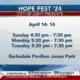 Hope Fest '24 worshipping and elevating the value of the community