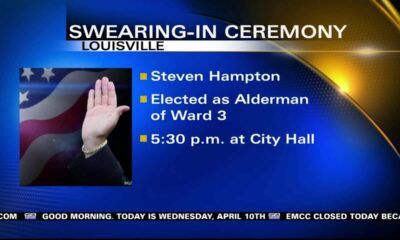 Louisville will swear in new alderman on Wednesday
