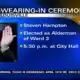 Louisville will swear in new alderman on Wednesday