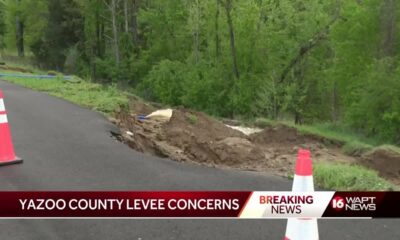 Levee threatening to break in Yazoo County neighborhood