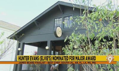 Hunter Evans nominated for major award