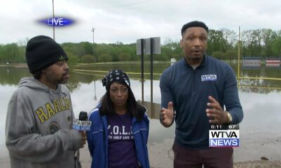 Flooding in Grenada overflows park, threatens home