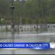 Calhoun County saw heavy flooding this week