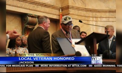 Okolona veteran honored in Jackson