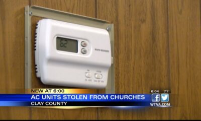 AC units stolen from Clay County churches