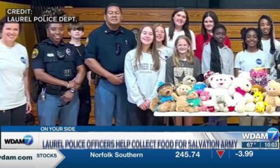 HPD receives donation of teddy bears from Oak Grove Middle students