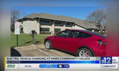 Electric vehicle charging now available at Hinds Community College