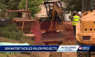 JXN Water working on Fortification Street