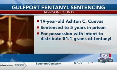 Gulfport man sentenced to five years for possession with intent to distribute over 80 grams of fe...