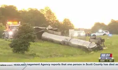 TRAFFIC ALERT: Crash involving hazardous material slowing down traffic on I-10 in Harrison Co.