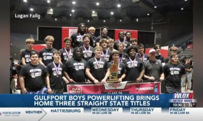 Gulfport boys powerlifting brings home third straight state title