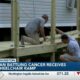 Disabled Perkinston man battling cancer receives wheelchair ramp