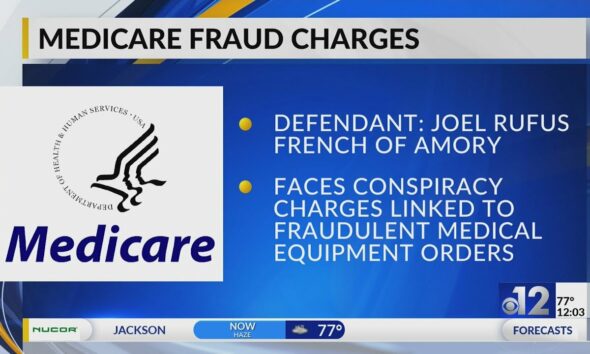 Mississippi man charged in  million Medicare fraud scheme