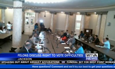 Lawmakers continue to consider a bill that would allow felons the right to vote in Mississippi