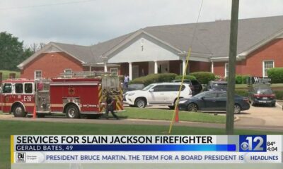 Services held for slain Jackson firefighter
