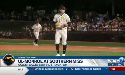 USM opens series vs. ULM with emphatic 14-3 win in 7 innings