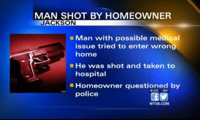 Man shot by homeowner in Jackson after entering the wrong home