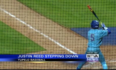 Tupelo baseball head coach Justin Reed announces that he will be stepping down at the end of the