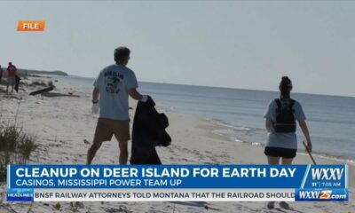Earth Day Cleanup at Deer Island