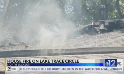 House fire on Lake Trace Circle in Jackson