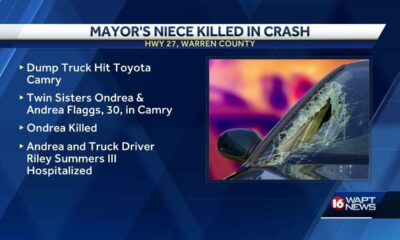 Vicksburg mayor’s niece killed in crash