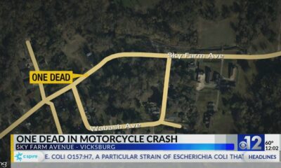 Motorcyclist killed in Vicksburg crash