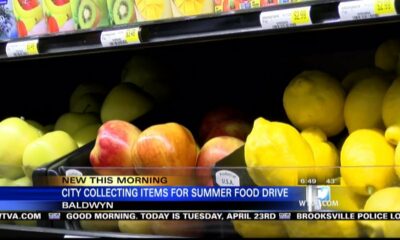 Organizers in Baldwyn are collecting food items for their summer food drive