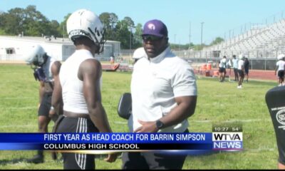 Columbus High School Falcons began spring training on Monday