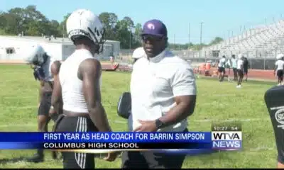Columbus High School Falcons began spring training on Monday